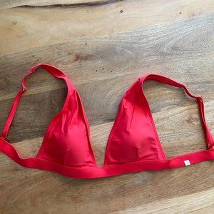 Summersalt The Plunge Bikini Top - Grapefruit